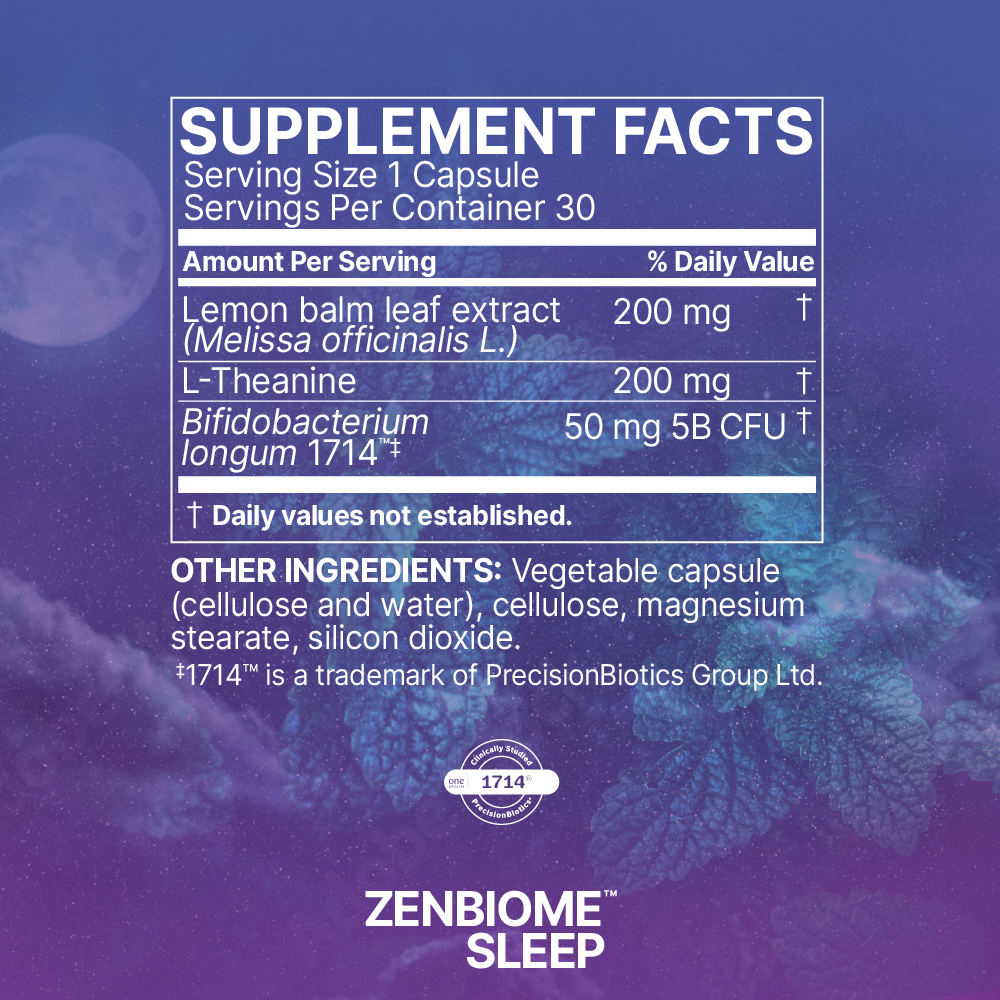 Zenbiome Sleep (by Microbiome Labs) (30 capsules)