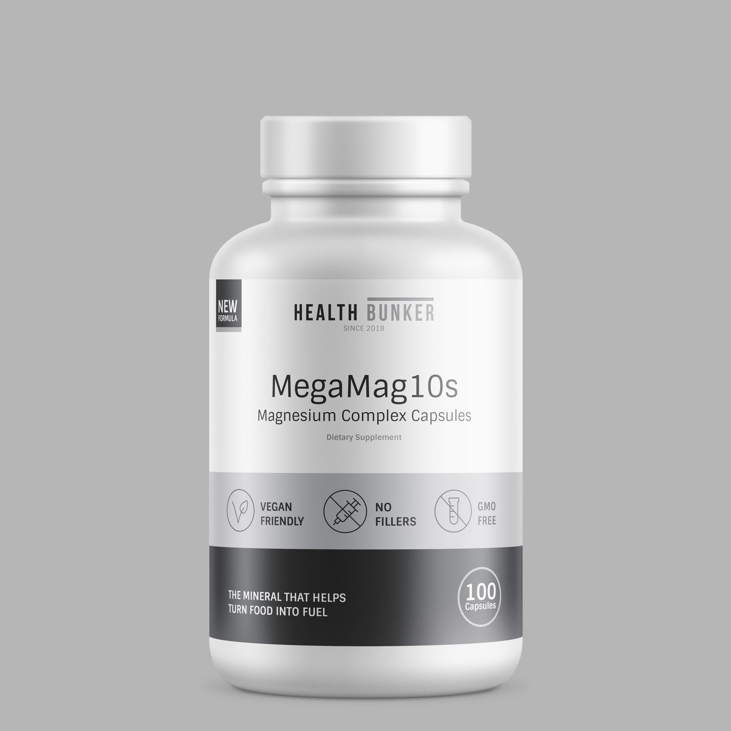 MegaMag10s (Magnesium Complex) 100 Capsules New Formula