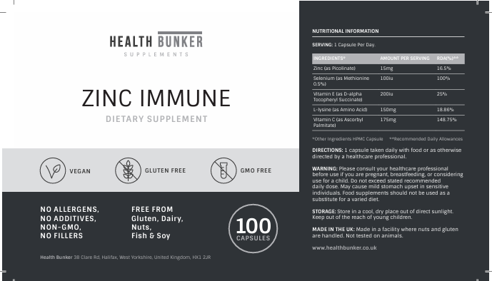 ZINC IMMUNE