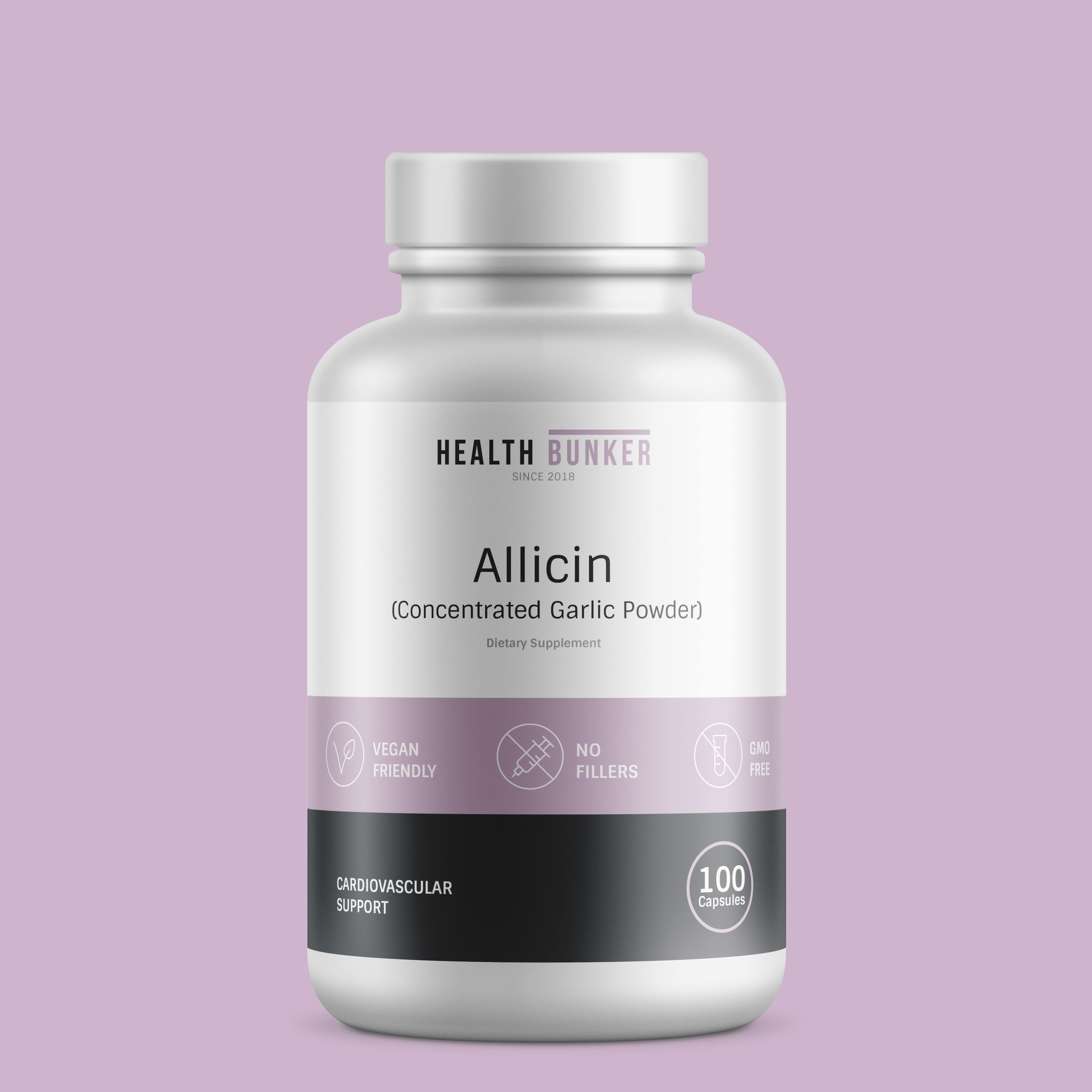 Allicin (100 Capsules) – Health Bunker Supplements