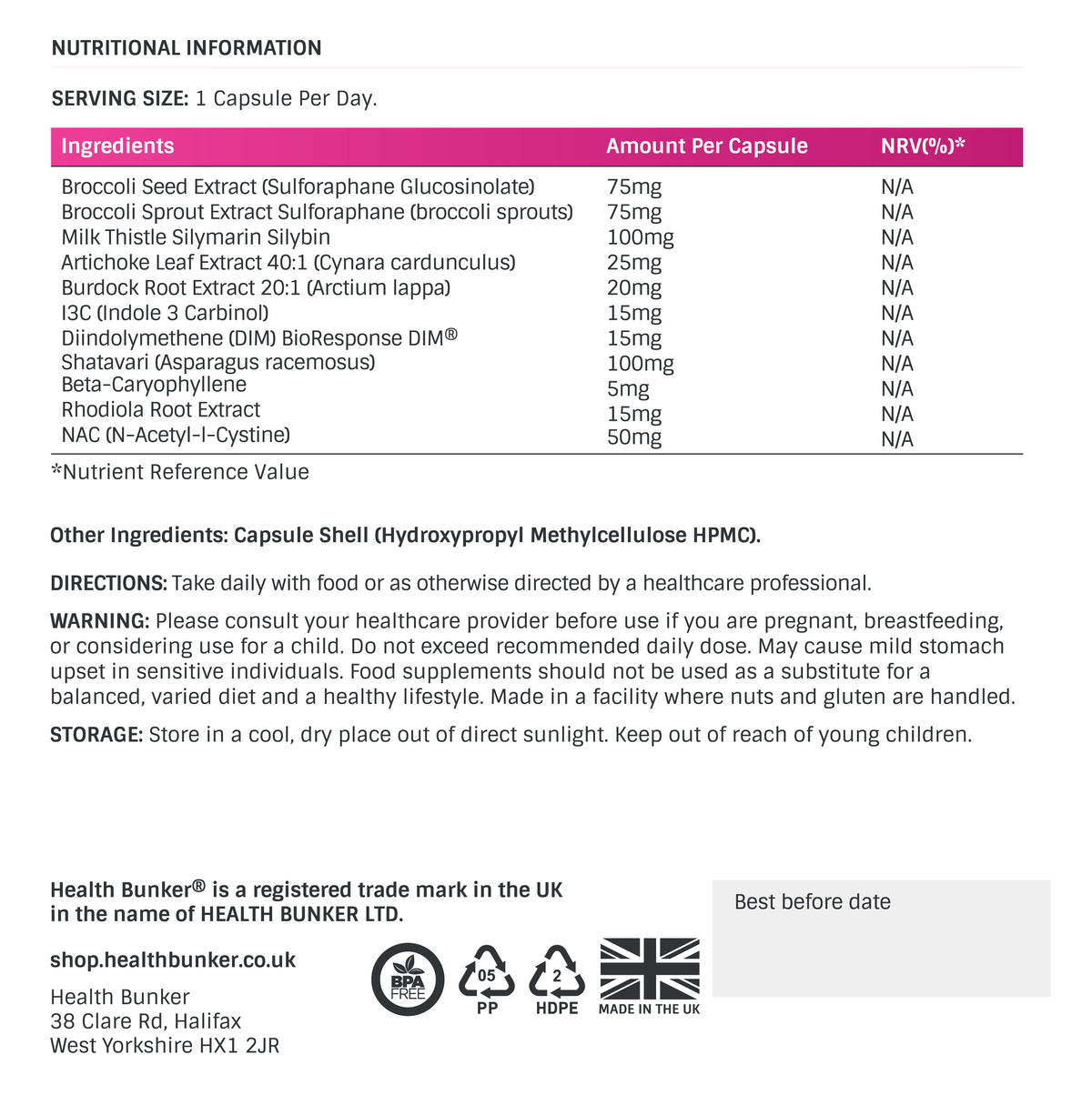 Oestrogen Balance (100 Capsules)