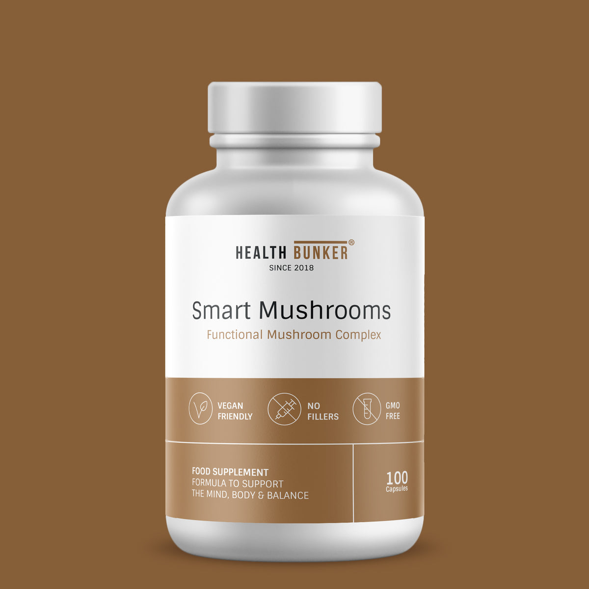 Smart Mushrooms (100 Capsules)